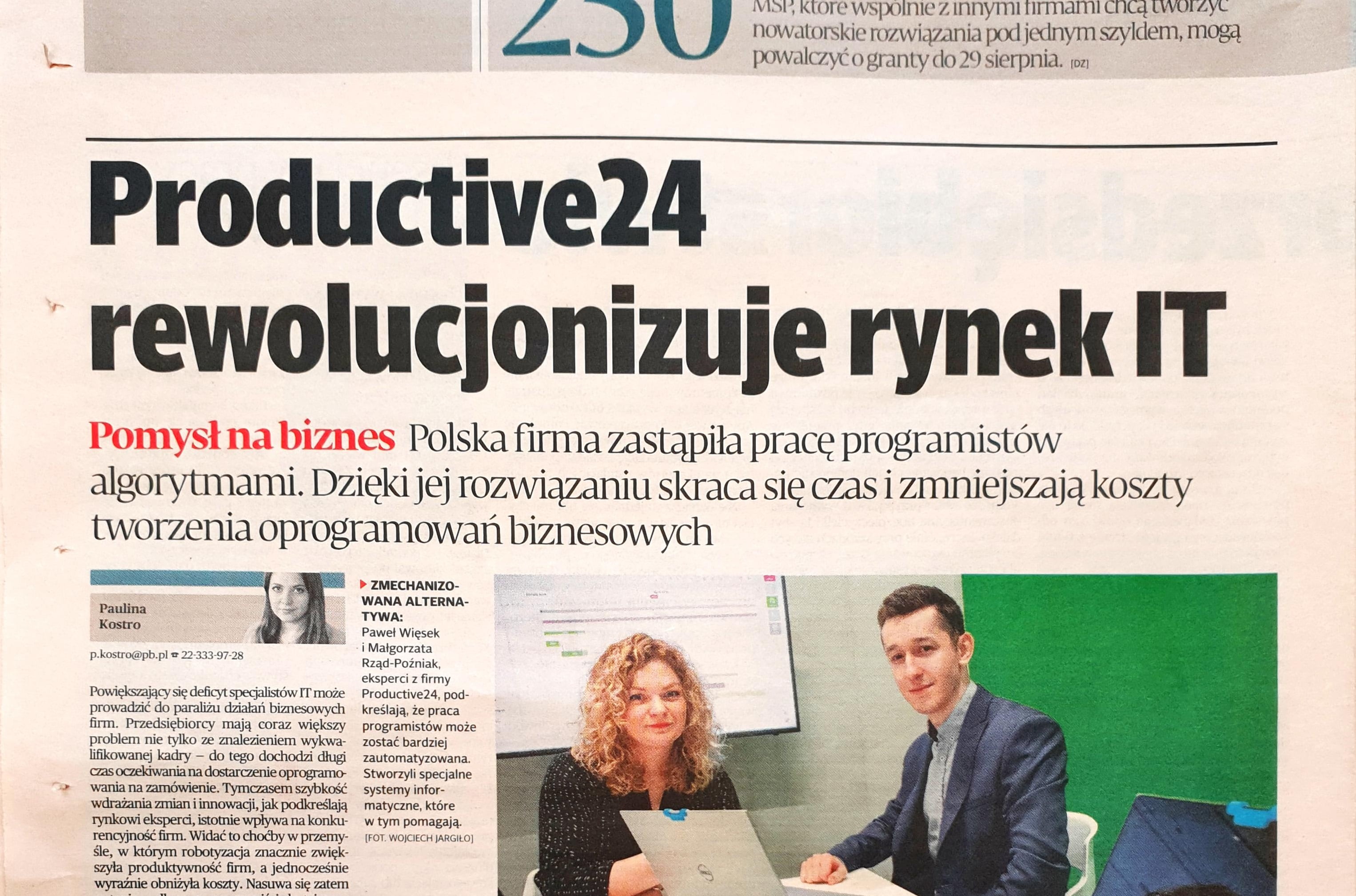 „Productive24 rewolucjonizuje rynek IT”